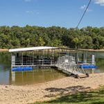 Dock on lake