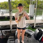 Girl fishing table rock lake