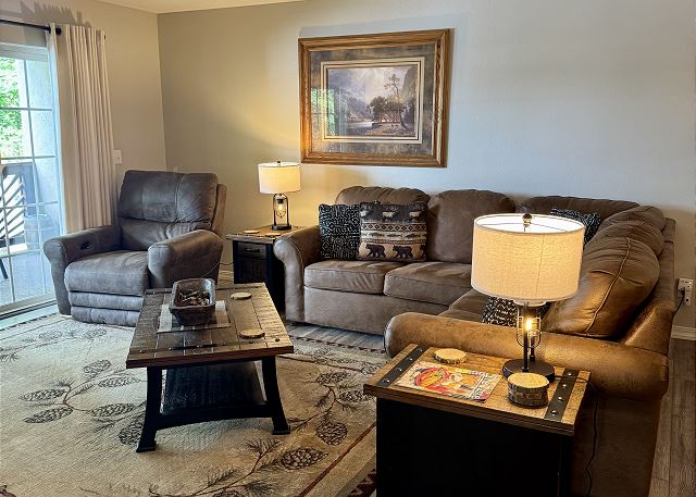 Comfortable living room in Condo A-1