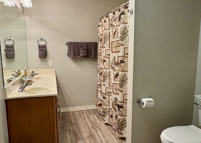 Guest bathroom in Condo A-1