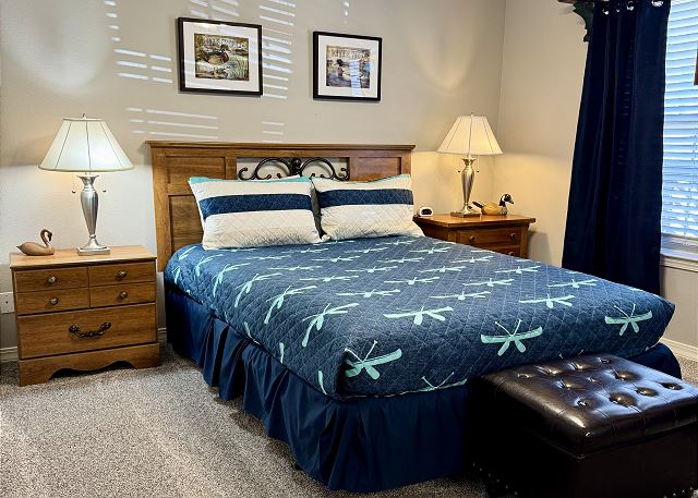 Queen guest bedroom in Condo A-6