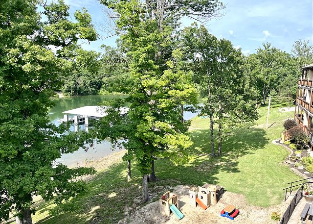 Lake and shoreline view from Condo A-9