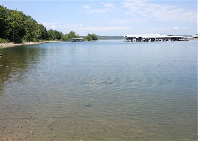 Table Rock Lake and marina view near Condo A-9