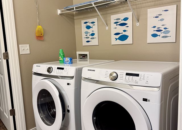 In-unit washer and dryer