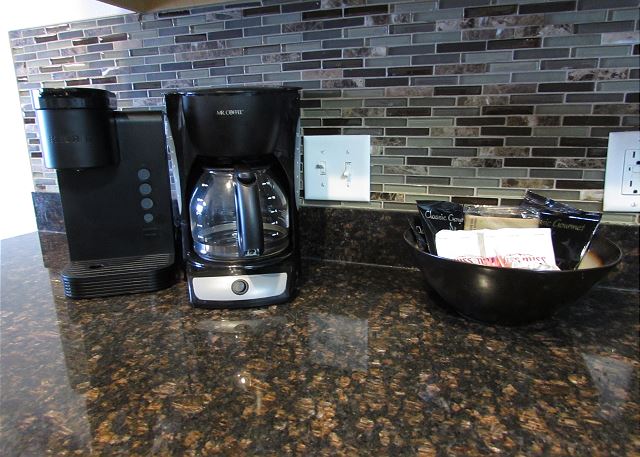 Coffee station in Condo B-4