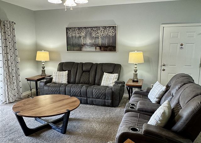 Comfortable living room seating