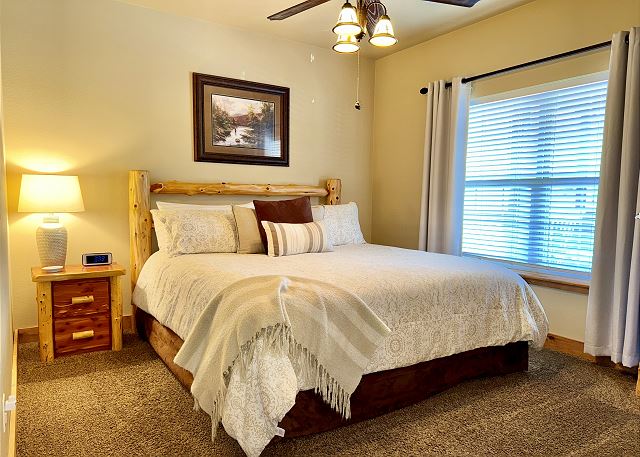 First king guest bedroom in Condo B-8