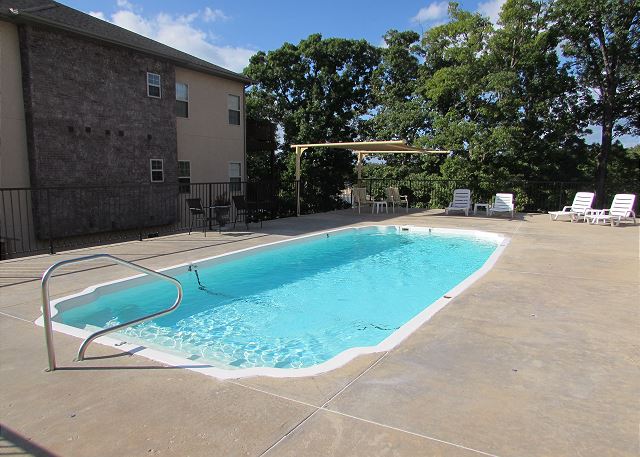 Outdoor swimming pool at Vickery Resort